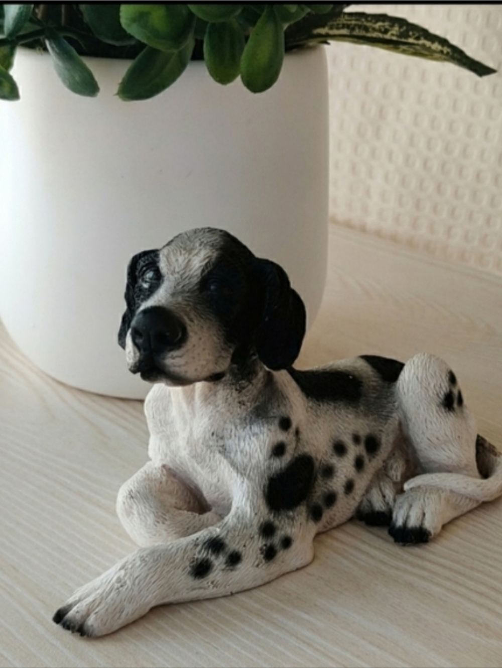 Vintage Dalmatian Figurine, Made in Italy
